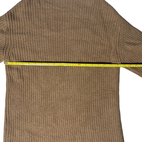 Wilfred Tan Brown Merino Wool Sweater High Neck  Dress Tunic – Size S - Picture 10 of 13